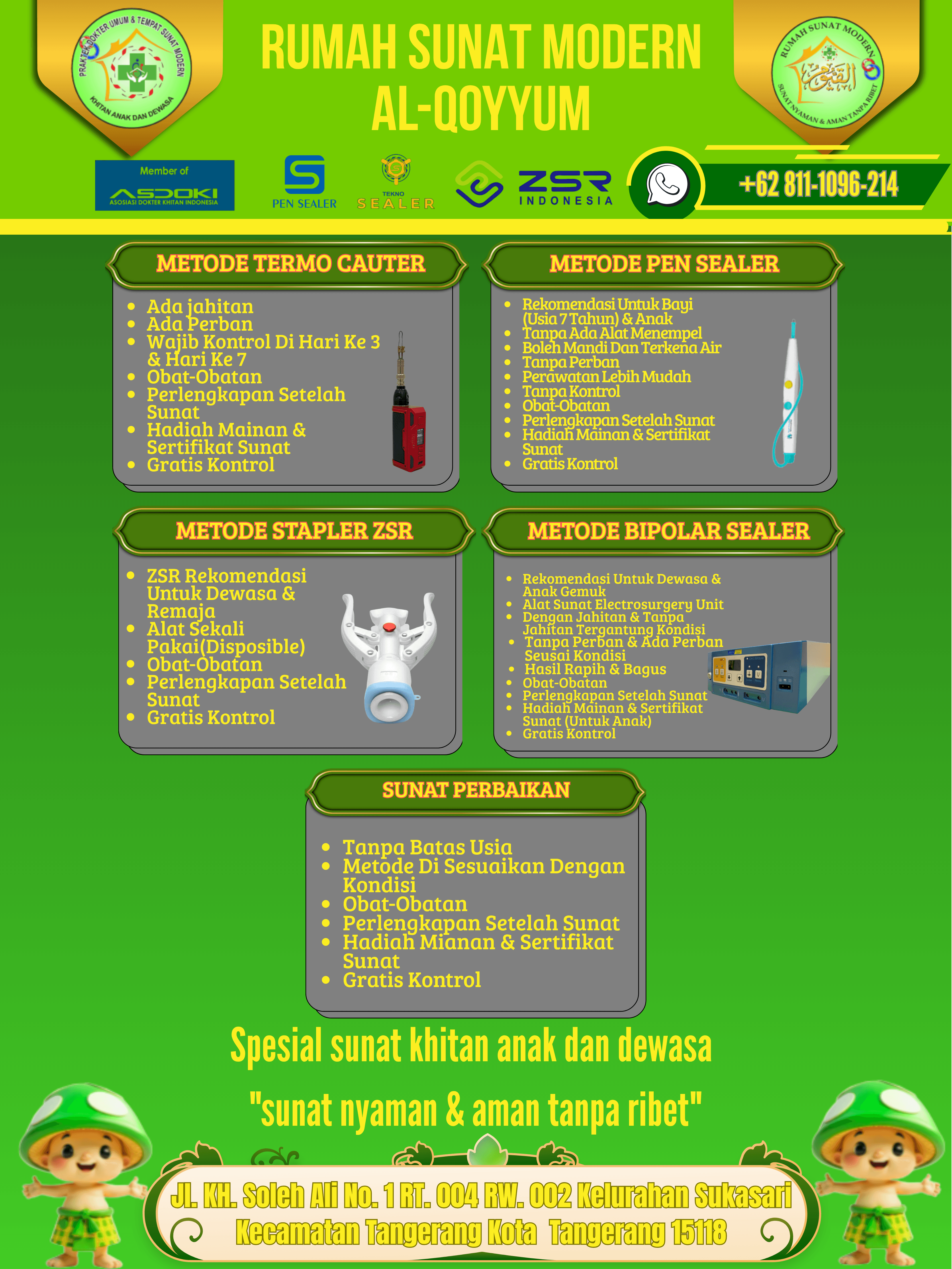 Jl. KH. Soleh Ali No. 1 RT. 004 RW. 002 Kelurahan Sukasari Kecamatan Tangerang Kota Tangerang 15118 (1)